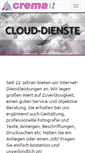Mobile Screenshot of crema.de