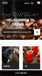 Mobile Screenshot of crema.no